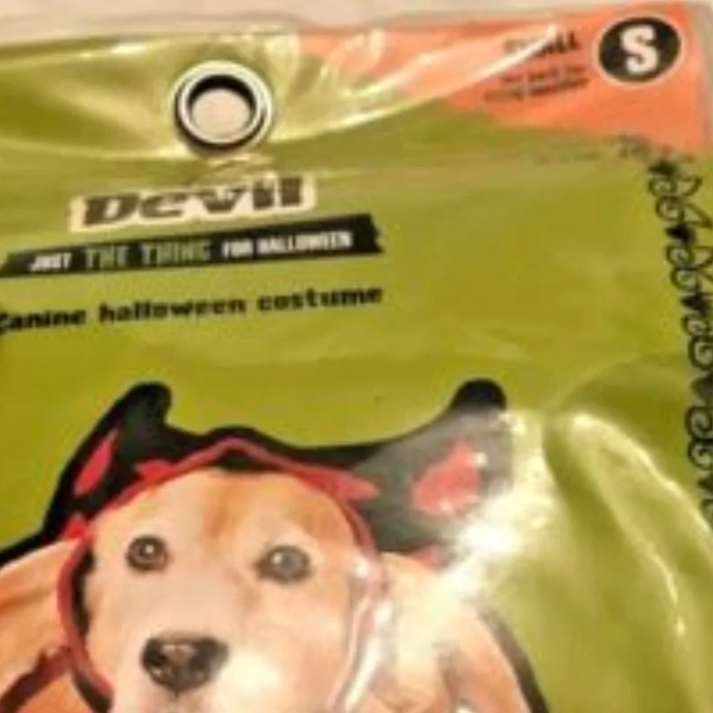 NWT Devil dog puppy costume and hat small dog pup